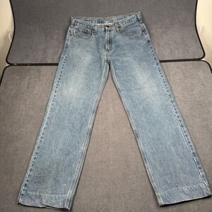 Carhartt Jeans Mens 36x30 Relaxed Fit Straight Blue Denim Casual Workwear B18